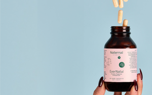 EverNatal prenatal vitamins — Quatrefolic 500mcg methyl-folate, iron-free, 550mg choline — MTHFR-safe prenatal Australia