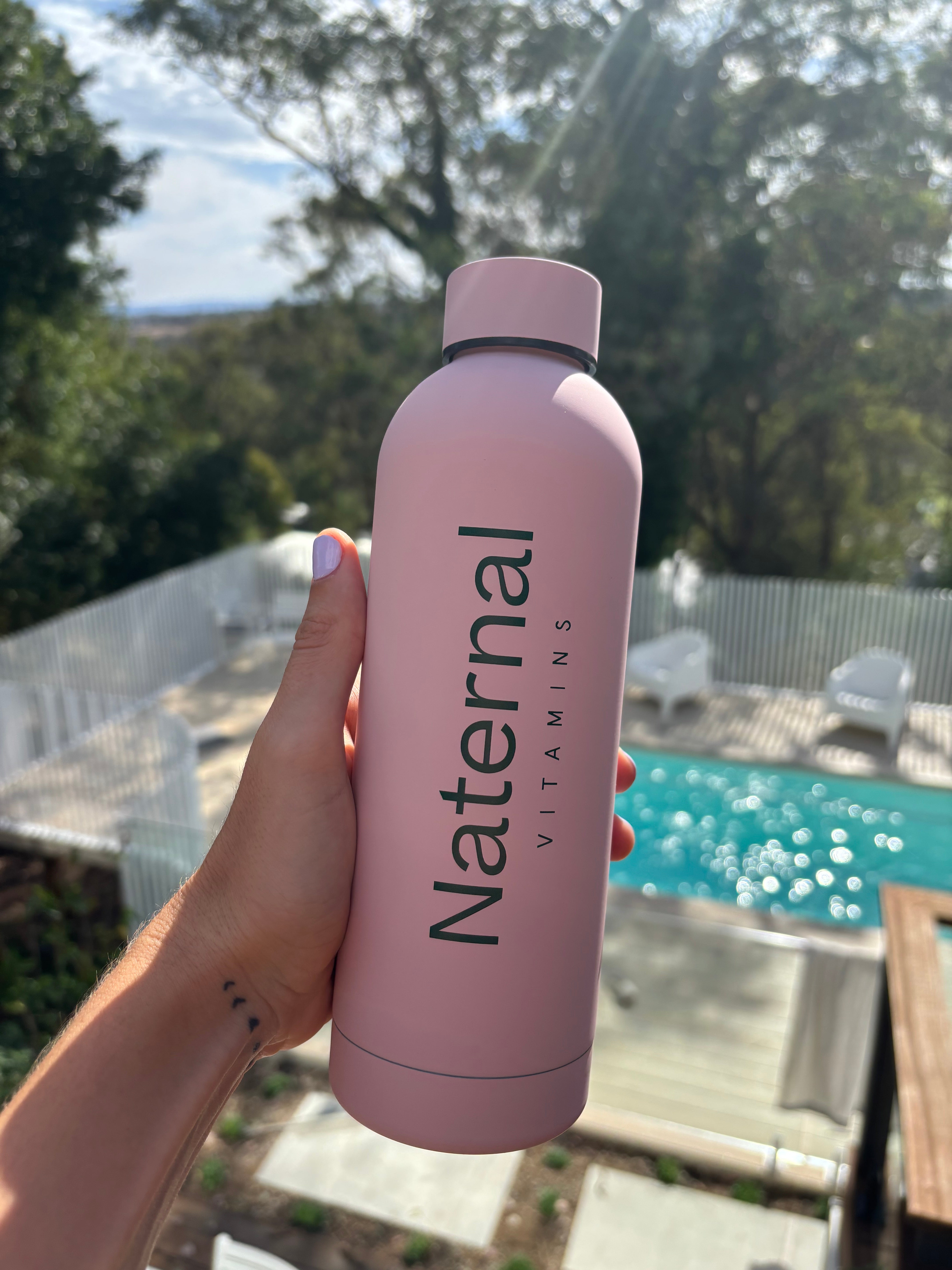 Pink Stainless Steel Bottle